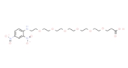 DNP-PEG6-acid； cas:1817829-84-7 ； 2,4-二硝基苯胺-六聚乙二醇-丙酸