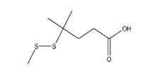 cas:796073-55-7，4-Methyl-4-(methyldisulfanyl)pentanoic acid，4-甲基-4-(甲基二硫烷基)戊酸