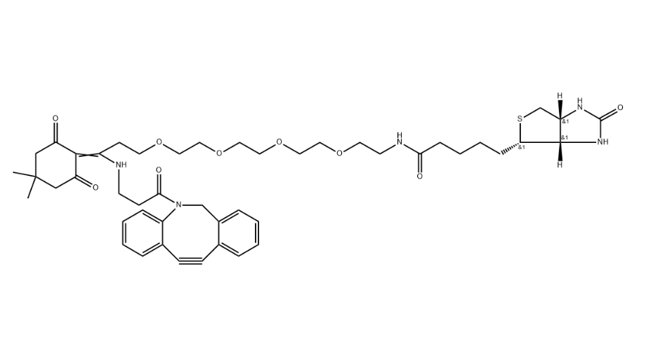 CAS：1807512-43-1，Dde Biotin-PEG4-DBCO